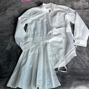 Off-White White Shirt with Label Detail